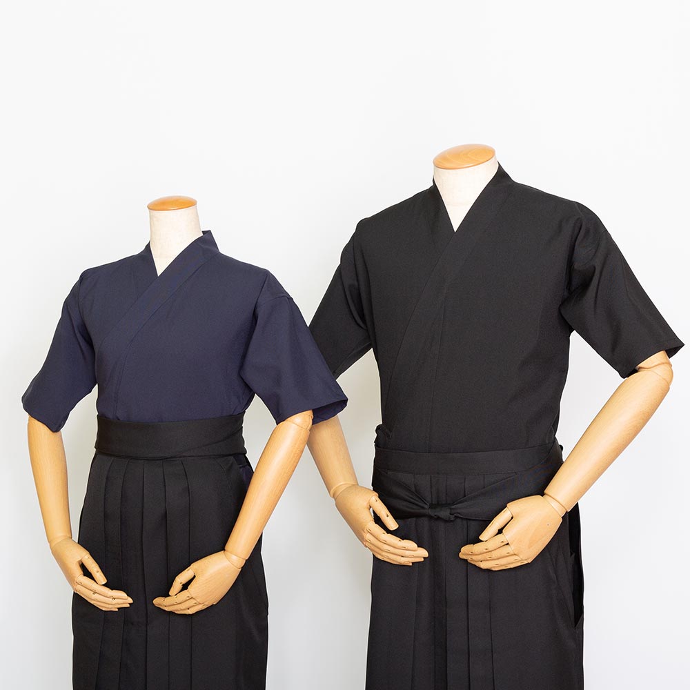 小山弓具公式オンラインショップ / 弓道衣　黒・紺　ポリエステル製